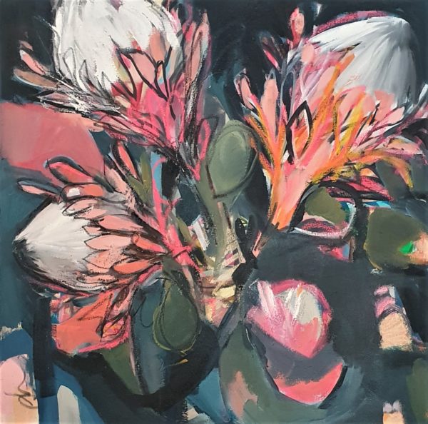 Floral: Proteas in Abstraction